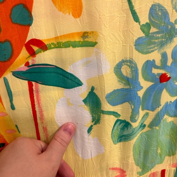 Jam’s World Yellow Midi Dress Size Medium GUC M0498 - Picture 10 of 12